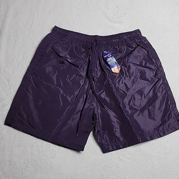 2415 NWT Sun Tees Purple windbreaker shorts Size Small - Picture 1 of 5